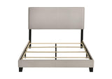 350051Q Boyd Upholstered Queen Panel Bed Ivory