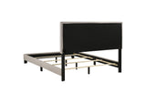 350051Q Boyd Upholstered Queen Panel Bed Ivory