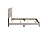 350051Q Boyd Upholstered Queen Panel Bed Ivory
