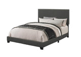 350061KW Boyd Upholstered California King Panel Bed Charcoal