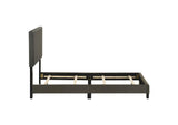 350061T Boyd Upholstered Twin Panel Bed Charcoal