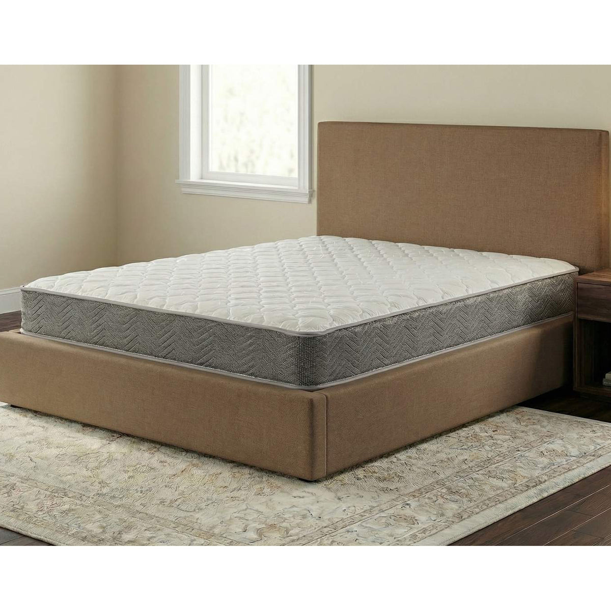 350155T Quimby 7-inch Twin Innerspring Quilted Foam Mattress