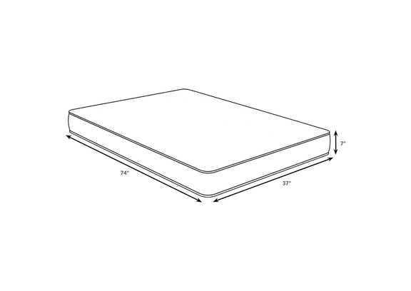 350155T Quimby 7-inch Twin Innerspring Quilted Foam Mattress