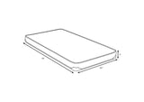 350160F Drover 7-inch Full Foam Mattress with Built-in Bunkie Board