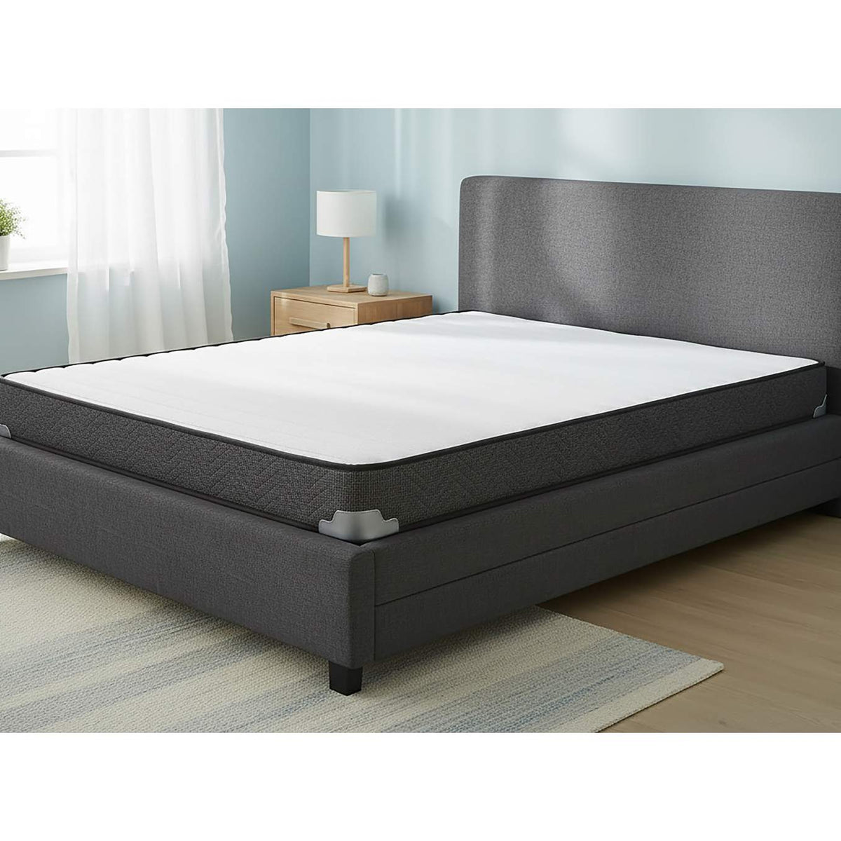 350160T Drover 7-inch Twin Foam Mattress with Built-in Bunkie Board