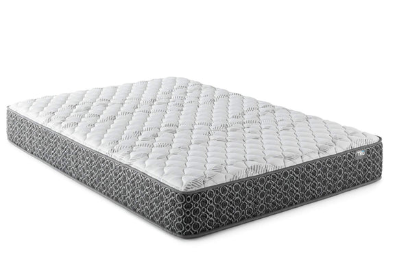 350170F Hayes Full Firm Tight Top Hybrid Mattress White