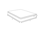 350362T Hayes 11-inch Twin Pillow Top Memory Foam Hybrid Mattress