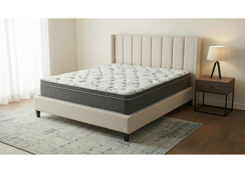 350363F Sommet 13-inch Full Bamboo Euro Top Memory Foam Hybrid Mattress