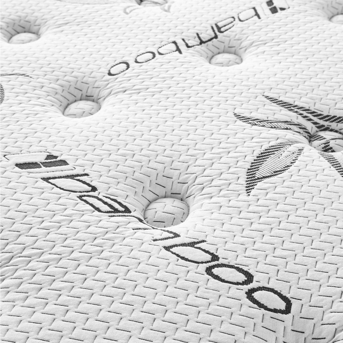 350363Q Sommet 13-inch Queen Bamboo Euro Top Memory Foam Hybrid Mattress