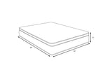 350363Q Sommet 13-inch Queen Bamboo Euro Top Memory Foam Hybrid Mattress