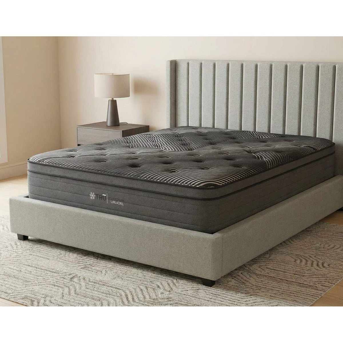 350412Q Montlake 15-inch Queen Cool Euro Top Foam Hybrid Mattress