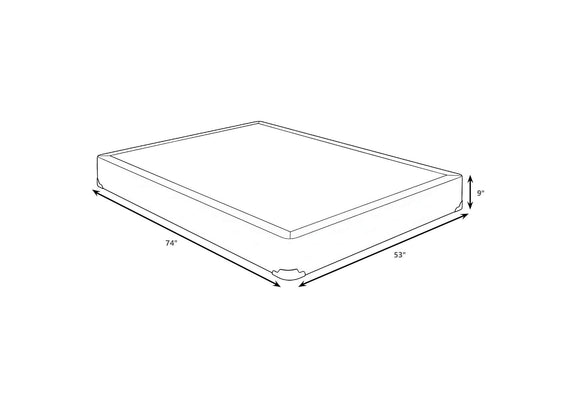 350416F Mercer 9-inch Full Standard Box Spring Foundation
