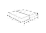 350416KE Mercer 9-inch Split Eastern King Standard Box Spring Foundation