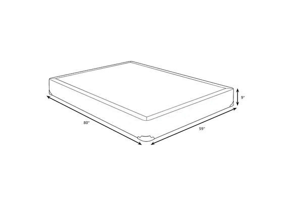 350416Q Mercer 9-inch Queen Standard Box Spring Foundation