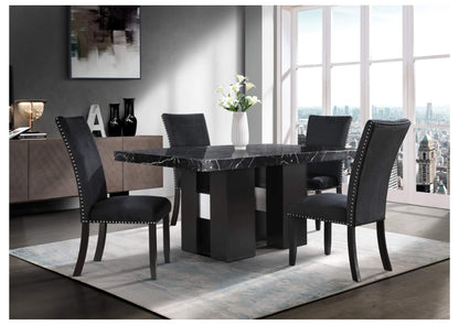 D03DT+D03DC-BLK D03 DINING TABLE + D03DC BLACK