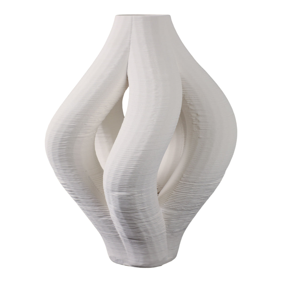 Montoque 3D Printed Vase - Ivory