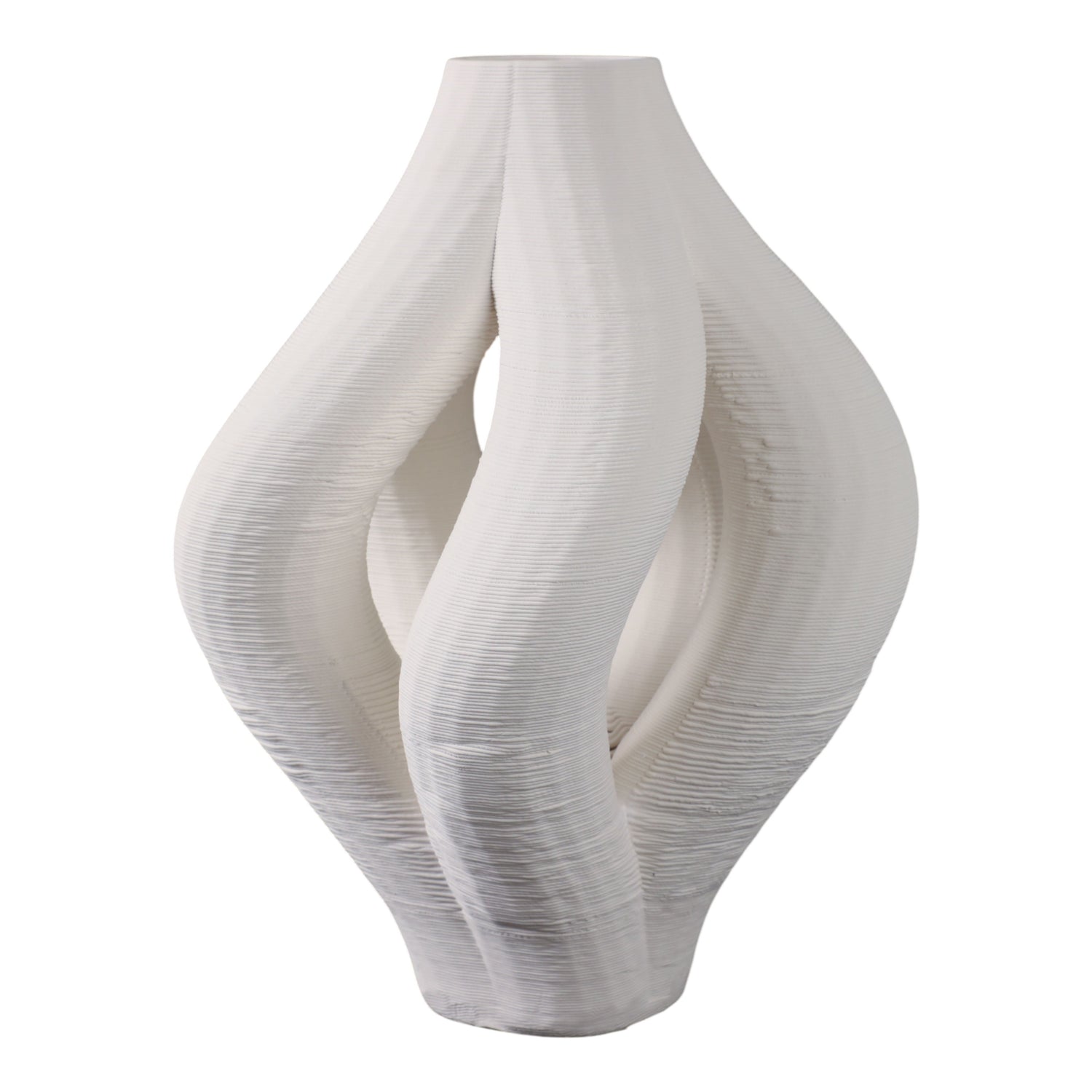Montoque 3D Printed Vase - Ivory