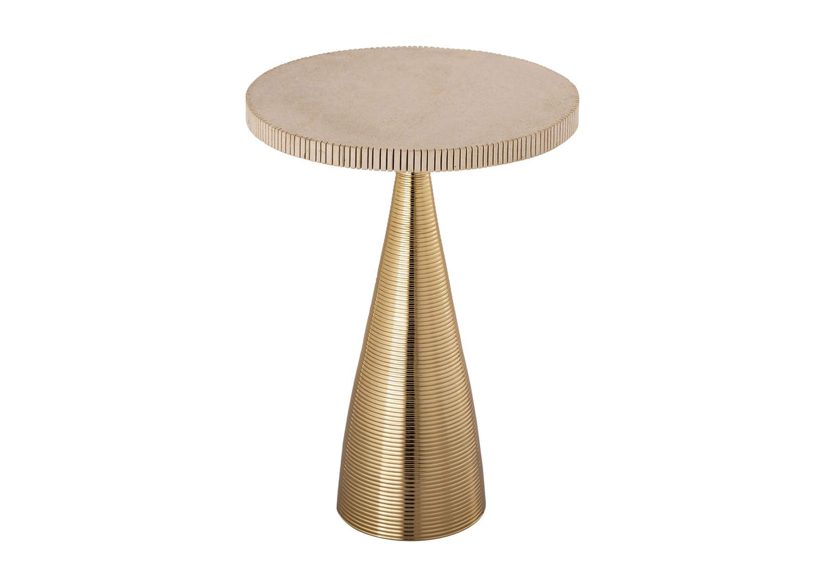 TOV-OC18353 Celeste Ribbed Side Table