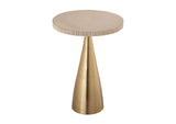 TOV-OC18353 Celeste Ribbed Side Table