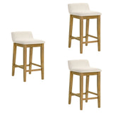 Annikah - Modern Transitional Wood Counter Height Kitchen Bar Stool