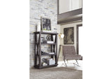 7YC9193954 Yosemite Solid Wood 54X39 Inch Bookshelf In Cafe