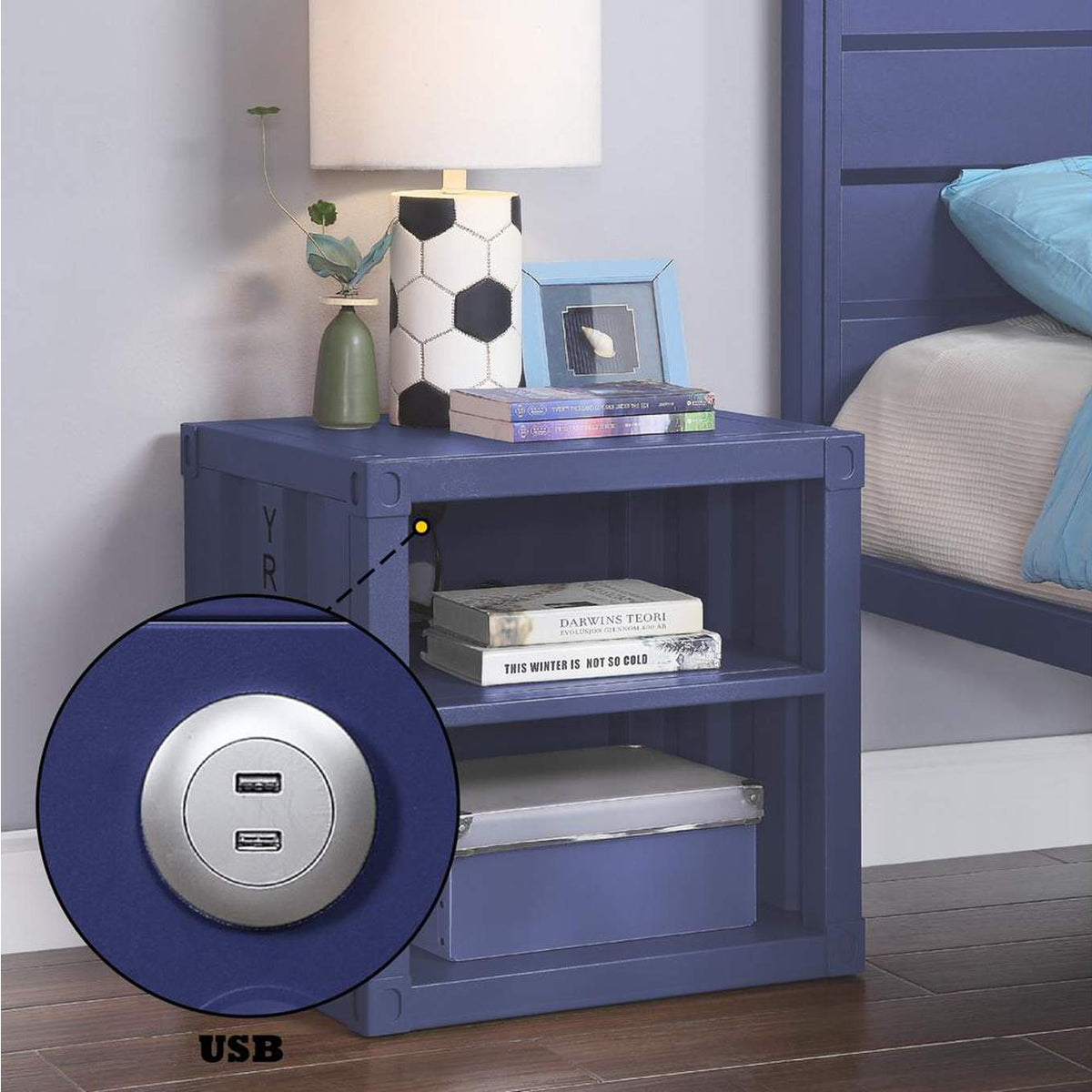 35937 Cargo Nightstand with USB