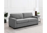 360050 Simpson Upholstered Sofa Sleeper with Queen Mattress Grey