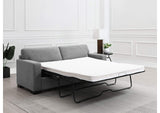 360050 Simpson Upholstered Sofa Sleeper with Queen Mattress Grey