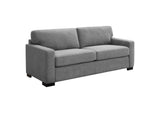 360050 Simpson Upholstered Sofa Sleeper with Queen Mattress Grey