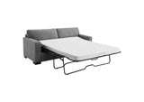 360050 Simpson Upholstered Sofa Sleeper with Queen Mattress Grey