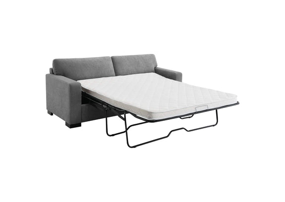 360050 Simpson Upholstered Sofa Sleeper with Queen Mattress Grey