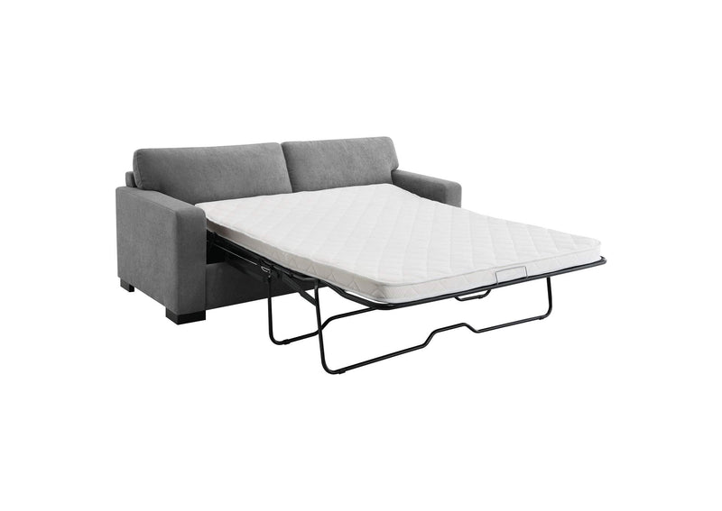 360050 Simpson Upholstered Sofa Sleeper with Queen Mattress Grey