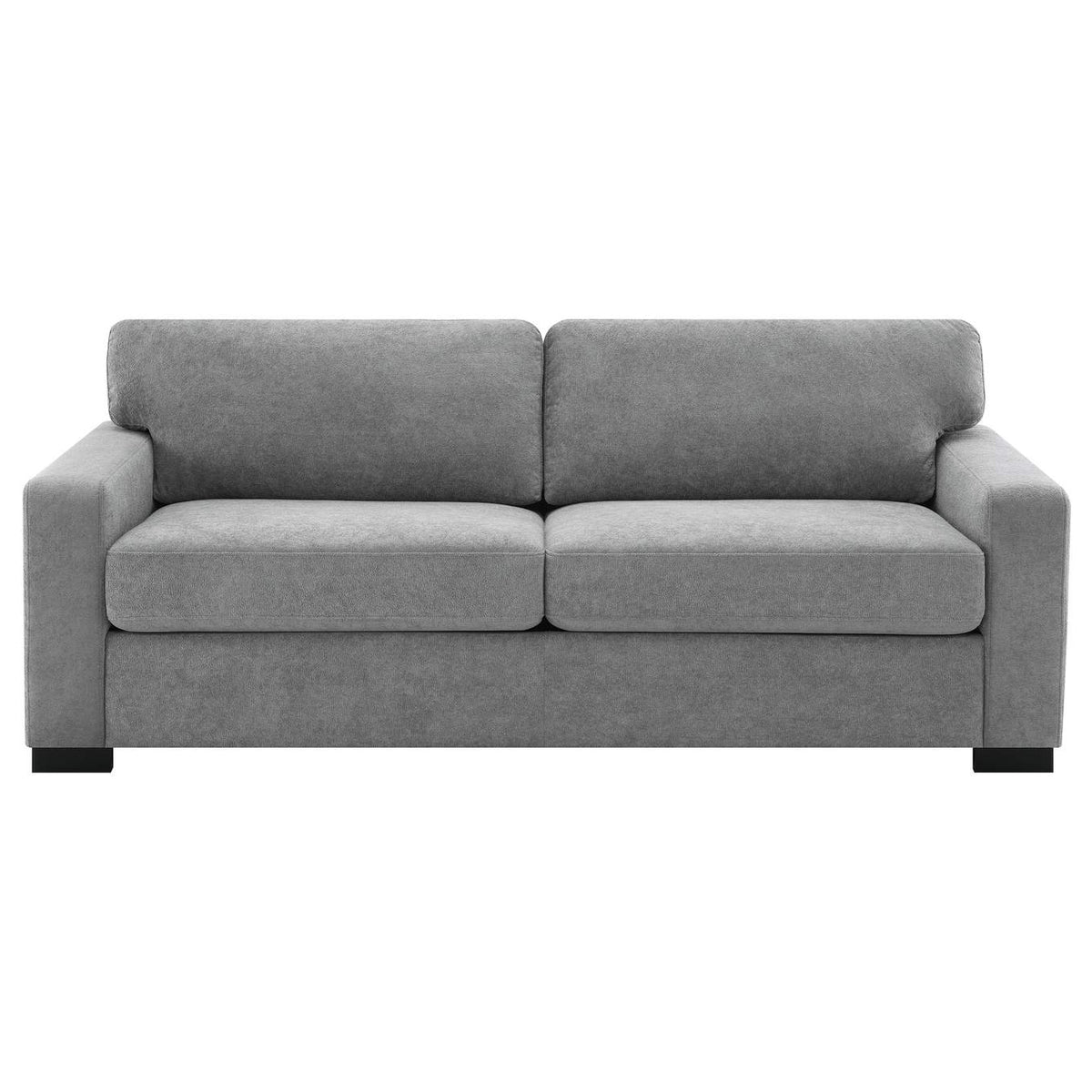 360050 Simpson Upholstered Sofa Sleeper with Queen Mattress Grey