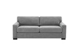 360050 Simpson Upholstered Sofa Sleeper with Queen Mattress Grey