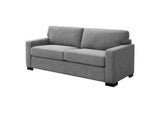 360050 Simpson Upholstered Sofa Sleeper with Queen Mattress Grey