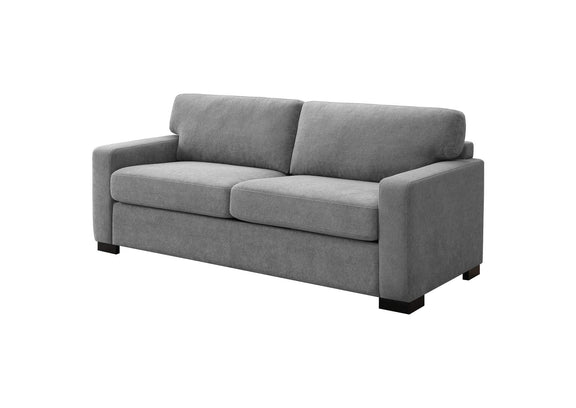 360050 Simpson Upholstered Sofa Sleeper with Queen Mattress Grey