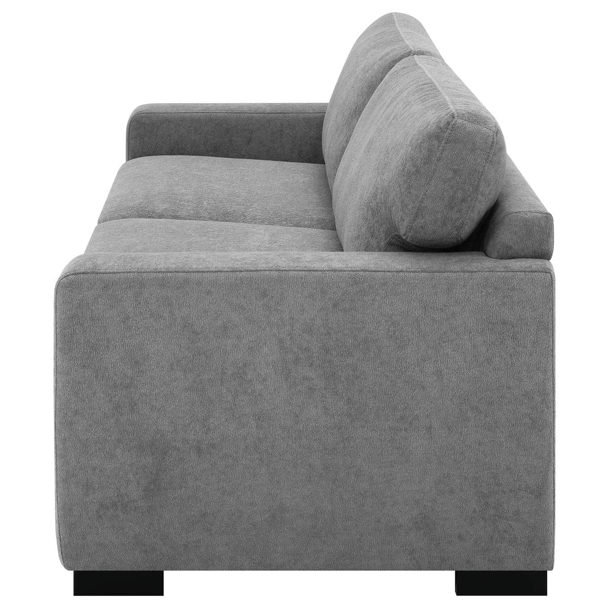 360050 Simpson Upholstered Sofa Sleeper with Queen Mattress Grey