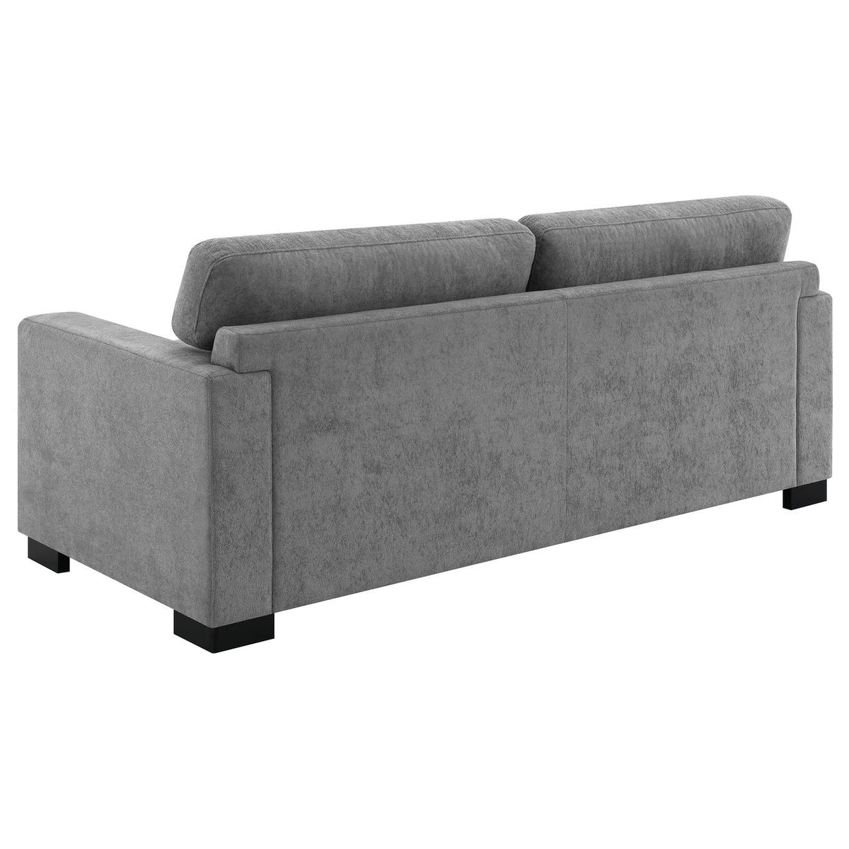 360050 Simpson Upholstered Sofa Sleeper with Queen Mattress Grey