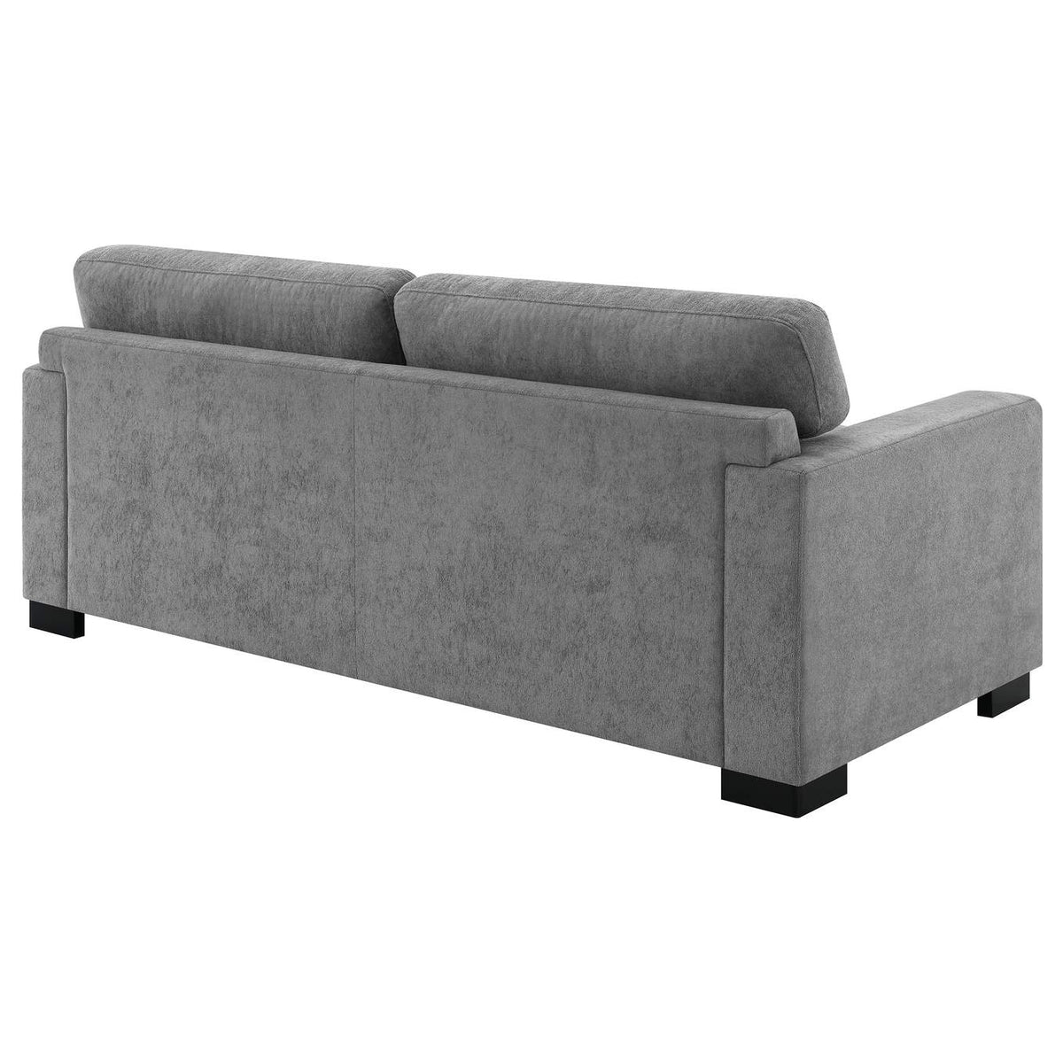 360050 Simpson Upholstered Sofa Sleeper with Queen Mattress Grey