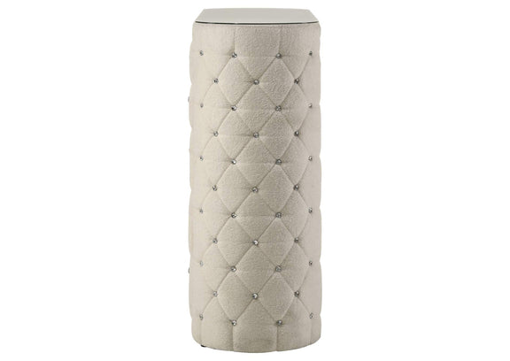 360115 Sonya 5-drawer Upholstered Bedroom Chest of Drawers Ivory