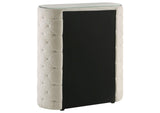 360115 Sonya 5-drawer Upholstered Bedroom Chest of Drawers Ivory