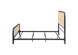 360250KE Lanewood Open Cane Webbing Metal Eastern King Bed Black