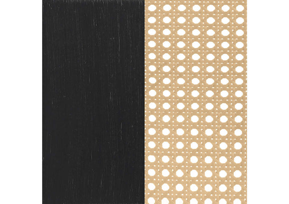 360250KE Lanewood Open Cane Webbing Metal Eastern King Bed Black