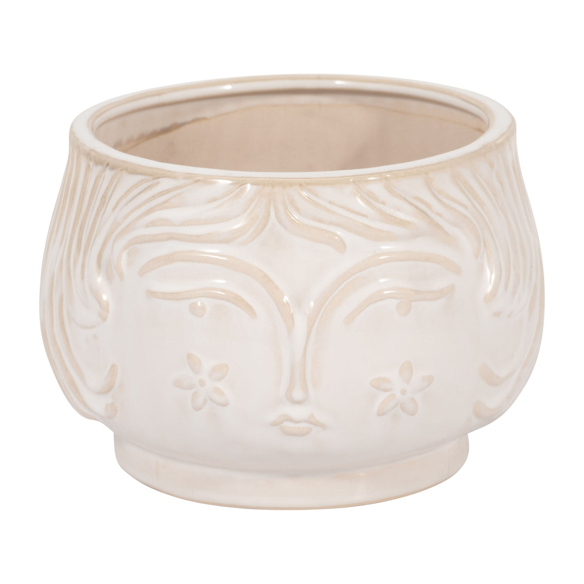 Grandma Planter 7" - White