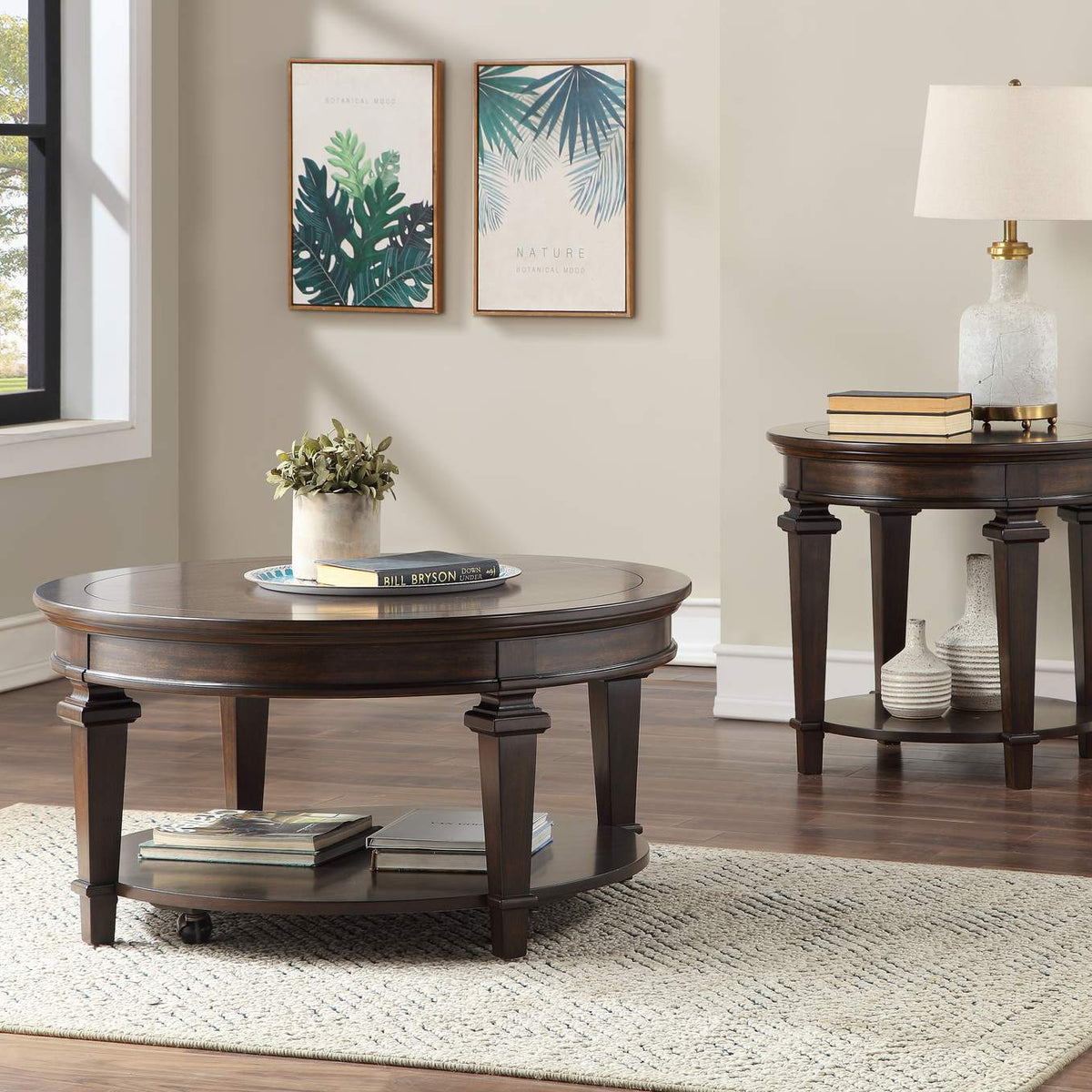 3681-01RD Tobias Round Cocktail Table