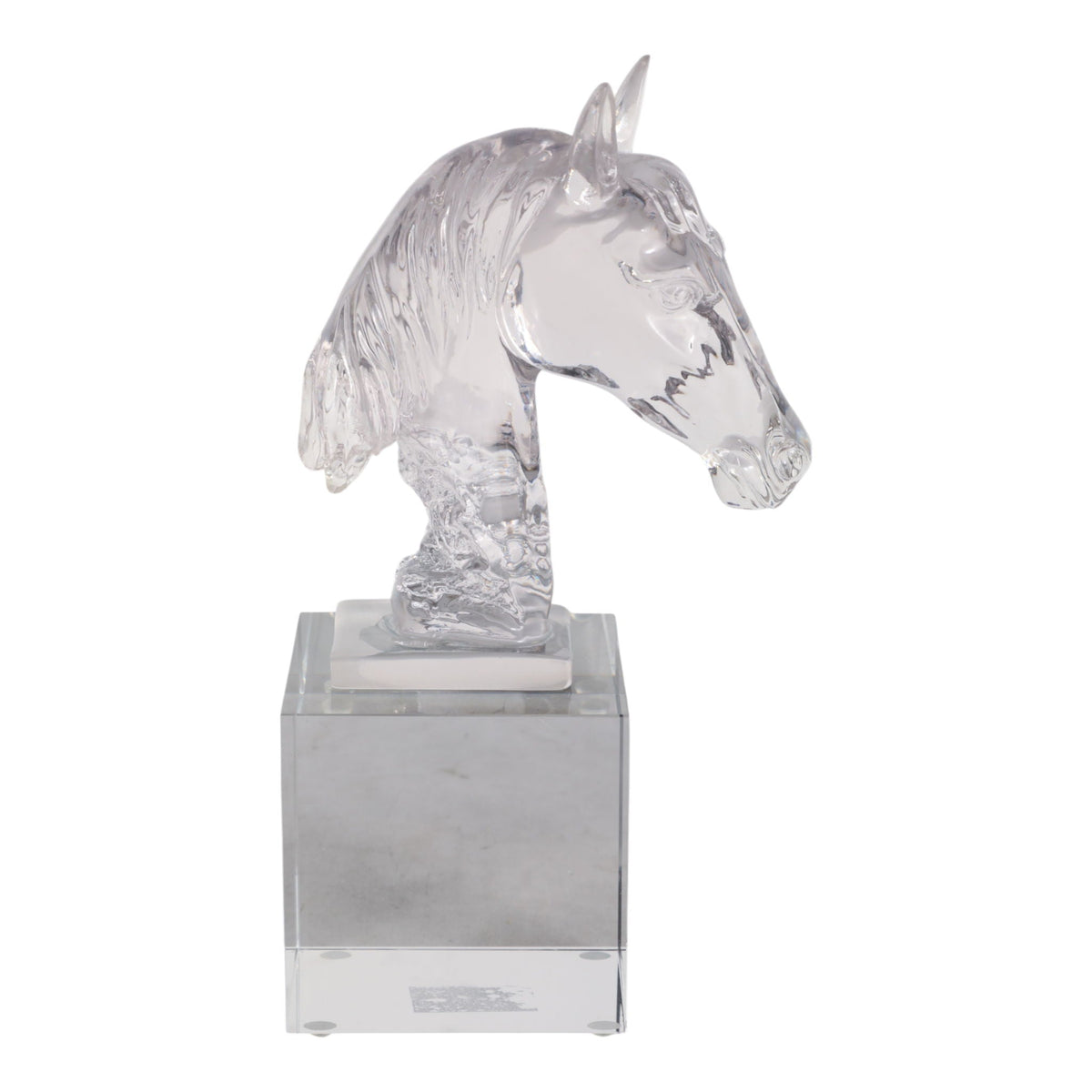 Somerton Crystal Horse Statuary - Gray