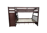 37015 Jason Twin-Full Bunk Bed with Trundle and Storage