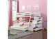 37105 Jason Twin-Full Bunk Bed with Trundle and Storage