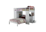 37145 Freya Twin Loft Bed with Storage