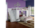 37145 Freya Twin Loft Bed with Storage